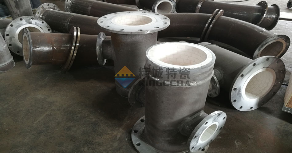 耐磨陶瓷貼片管道(大口徑)